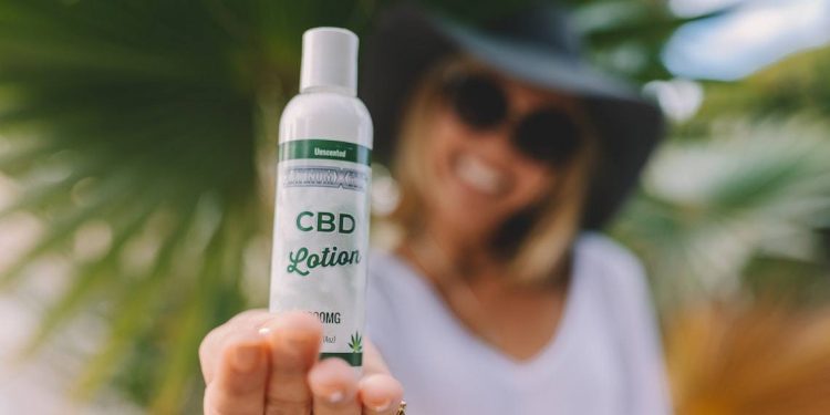 How does CBD body lotion work?